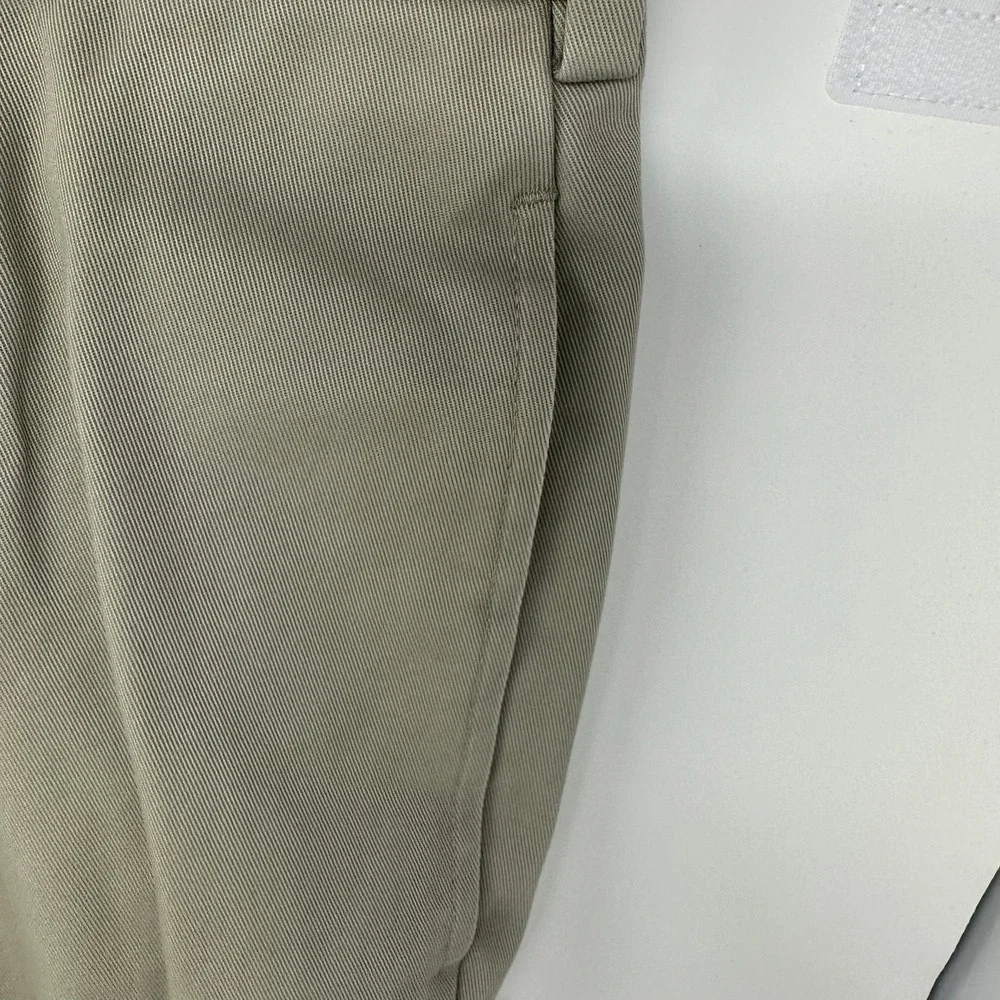 Brooks Brothers Chino Mens 36x32 Tan Clark Advantage Flat Front Khaki Pants